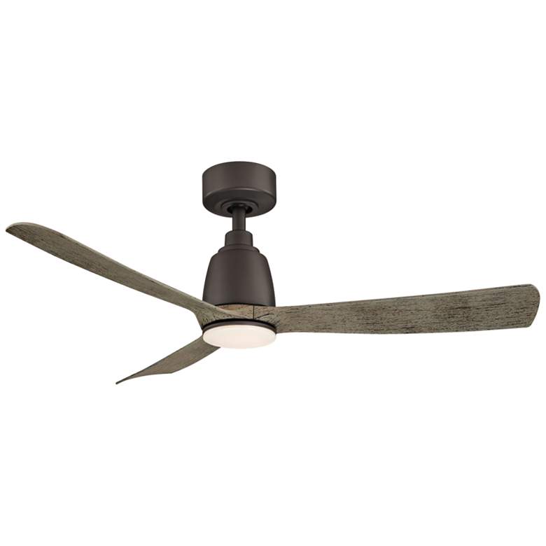Image 2 44" Fanimation Kute Matte Greige Damp LED Smart Ceiling Fan