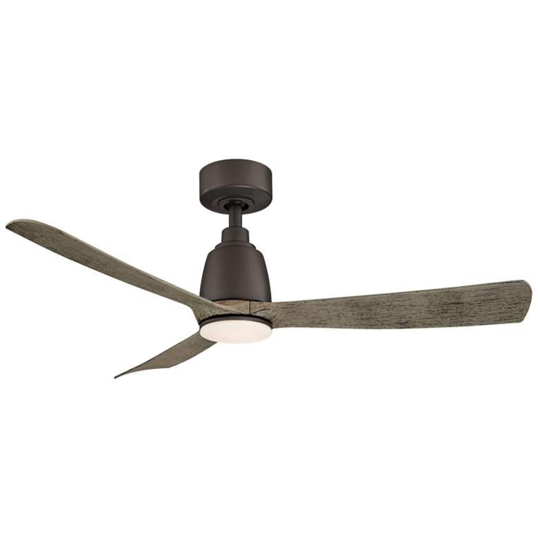 Image 2 44 inch Fanimation Kute Matte Greige Damp LED Smart Ceiling Fan