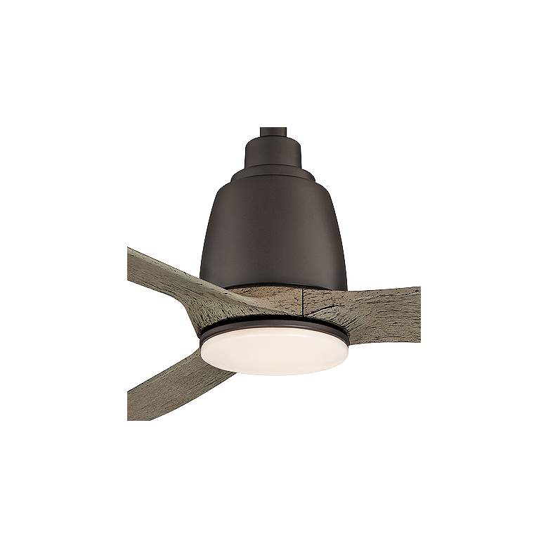 Image 3 44" Fanimation Kute Matte Greige Damp LED Smart Ceiling Fan more views