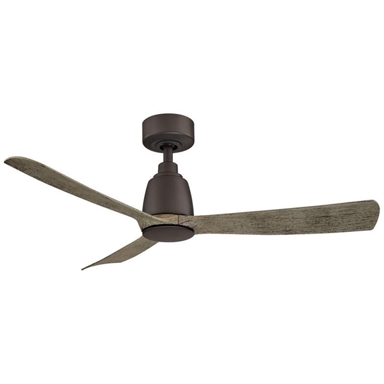 Image 2 44 inch Fanimation Kute Matte Greige Damp Outdoor Smart Ceiling Fan