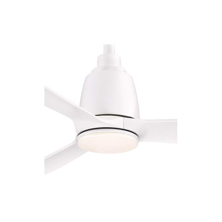 44&quot; Fanimation Kute Matte White Damp Rated LED Ceiling Fan with Remote more views