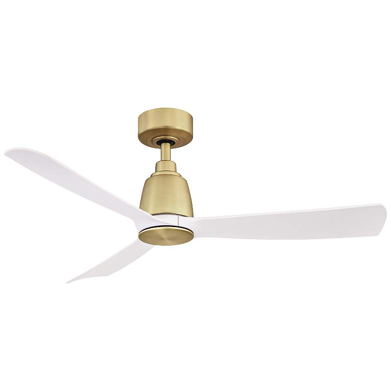 Image 2 44" Fanimation Kute Satin Brass Damp Modern Smart Ceiling Fan