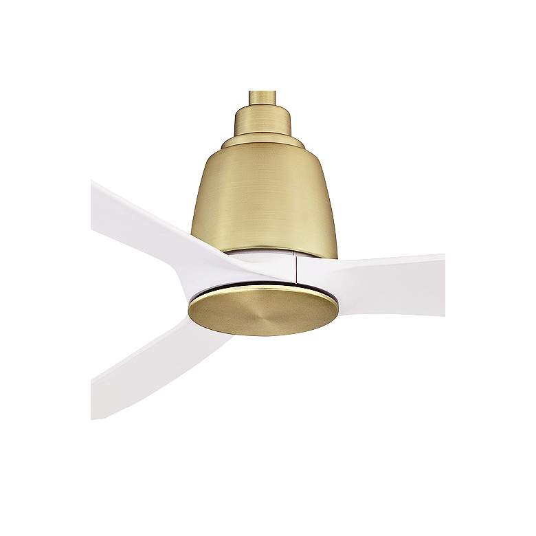 Image 3 44" Fanimation Kute Satin Brass Damp Modern Smart Ceiling Fan more views