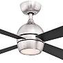 44" Fanimation Kwad Brushed Nickel LED Ceiling Fan with Remote