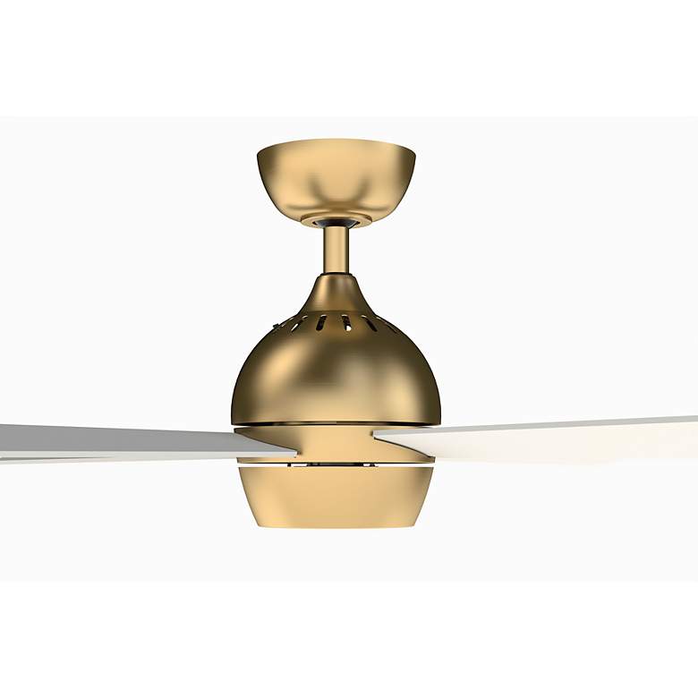Image 6 44" Fanimation Kwad Brushed Satin Brass LED Ceiling Fan with Remote more views