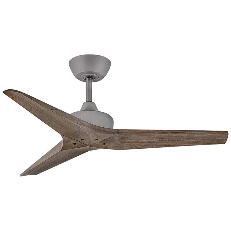 Image 3 44 inch Hinkley Chisel Graphite Damp Rated Smart Ceiling Fan with Remote