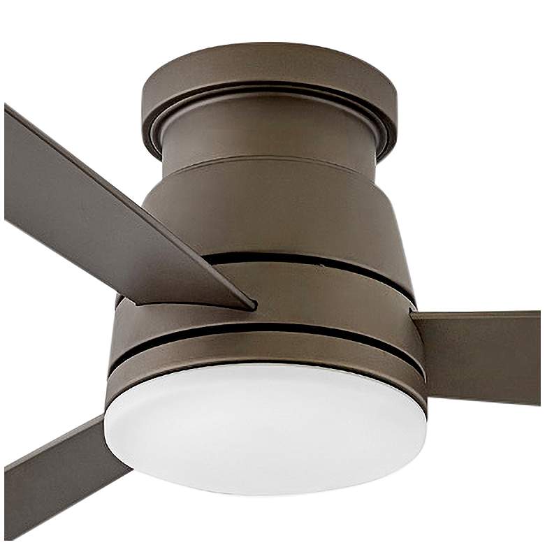 Image 3 44" Hinkley Trey LED Wet Rated Metallic Matte Bronze Smart Ceiling Fan more views