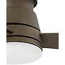 44" Hinkley Trey LED Wet Rated Metallic Matte Bronze Smart Ceiling Fan