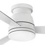 4_44" Hinkley Trey Matte White LED Smart Ceiling Fan more views