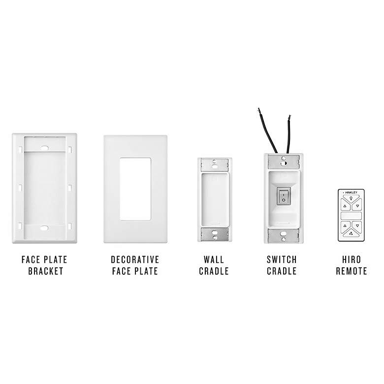 Image 3 44" Hinkley Una Matte Black 3-Blade LED Smart Ceiling Fan more views