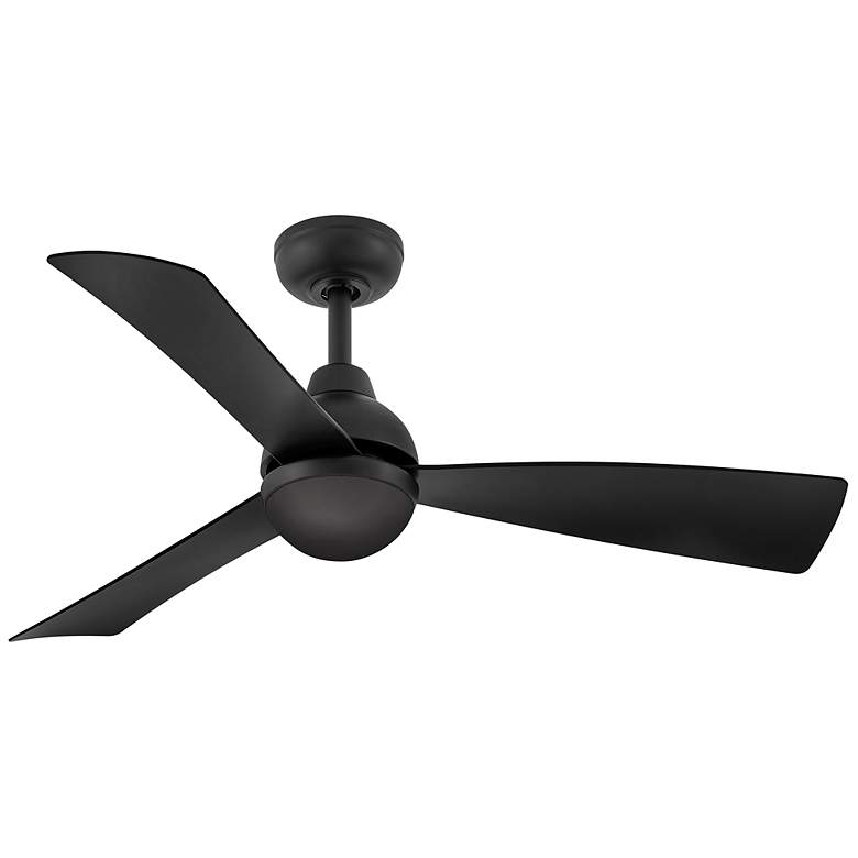 Image 4 44" Hinkley Una Matte Black 3-Blade LED Smart Ceiling Fan more views