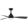 5_44" Hinkley Una Matte Black 3-Blade LED Smart Ceiling Fan more views