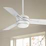 1_44" Hinkley Ventus Matte White LED Ceiling Fan with Remote