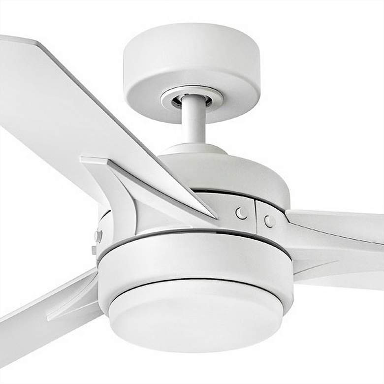 Image 2 44 inch Hinkley Ventus Matte White LED Ceiling Fan with Remote more views
