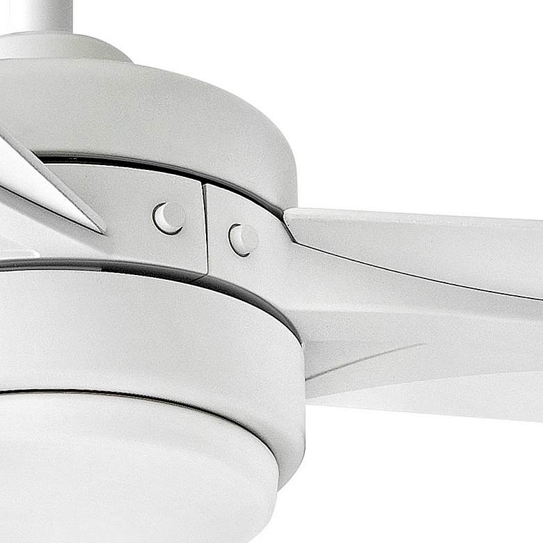 Image 3 44" Hinkley Ventus Matte White LED Ceiling Fan with Remote more views
