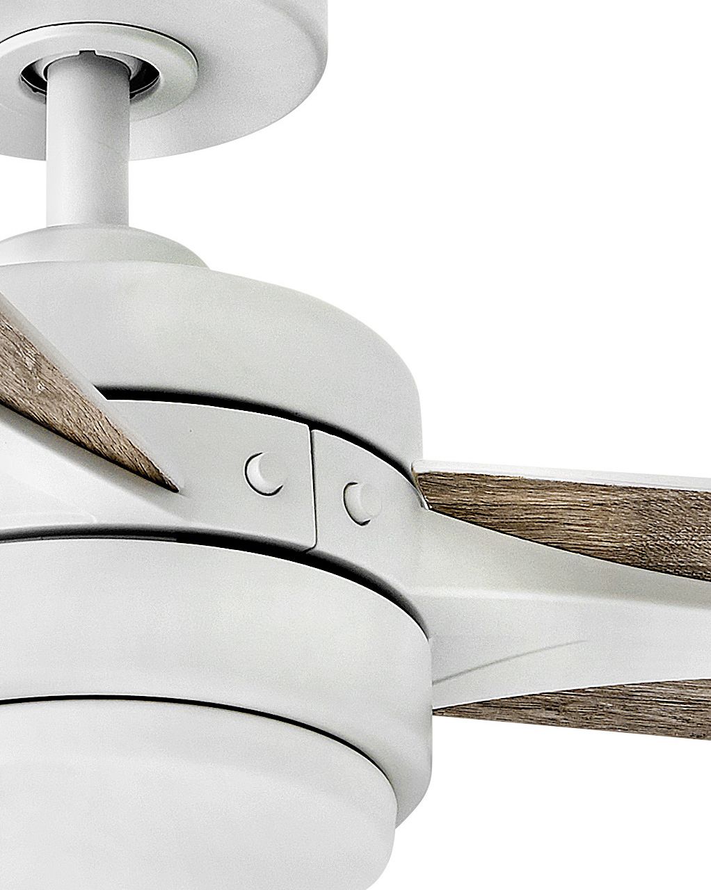 Image 6 44" Hinkley Ventus Matte White LED Ceiling Fan with Remote more views