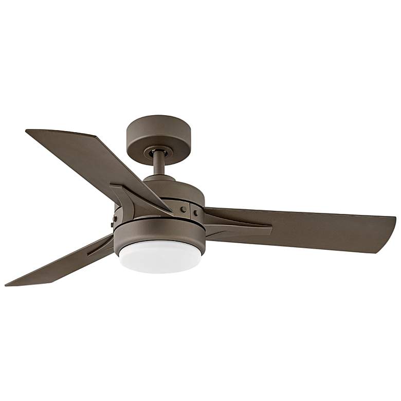 Image 1 44" Hinkley Ventus Metallic Matte Bronze LED Ceiling Fan with Remote