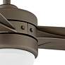 44" Hinkley Ventus Metallic Matte Bronze LED Ceiling Fan with Remote