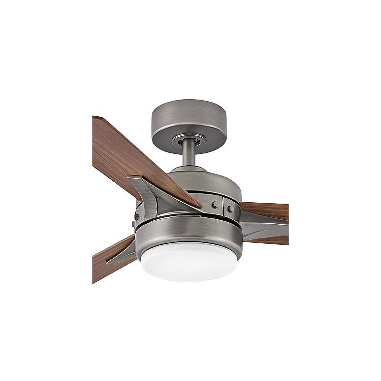 Image 3 44 inch Hinkley Ventus Pewter Finish LED Ceiling Fan with Remote Control more views