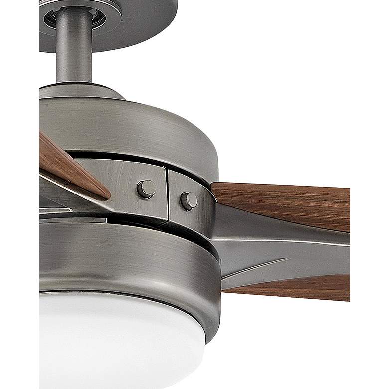 Image 4 44" Hinkley Ventus Pewter Finish LED Ceiling Fan with Remote Control more views