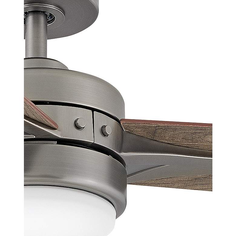 Image 5 44 inch Hinkley Ventus Pewter Finish LED Ceiling Fan with Remote Control more views
