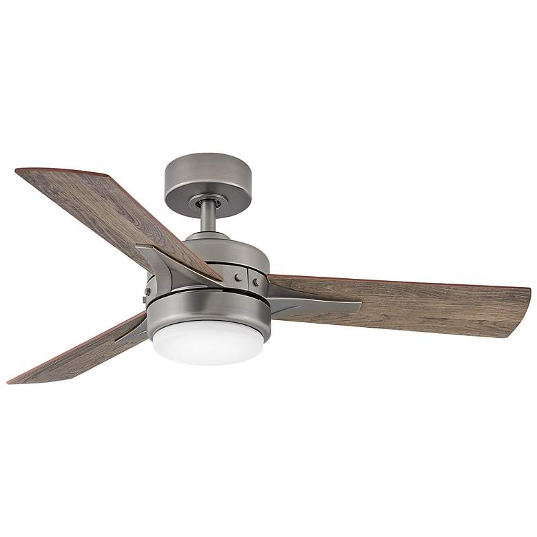 Image 6 44 inch Hinkley Ventus Pewter Finish LED Ceiling Fan with Remote Control more views