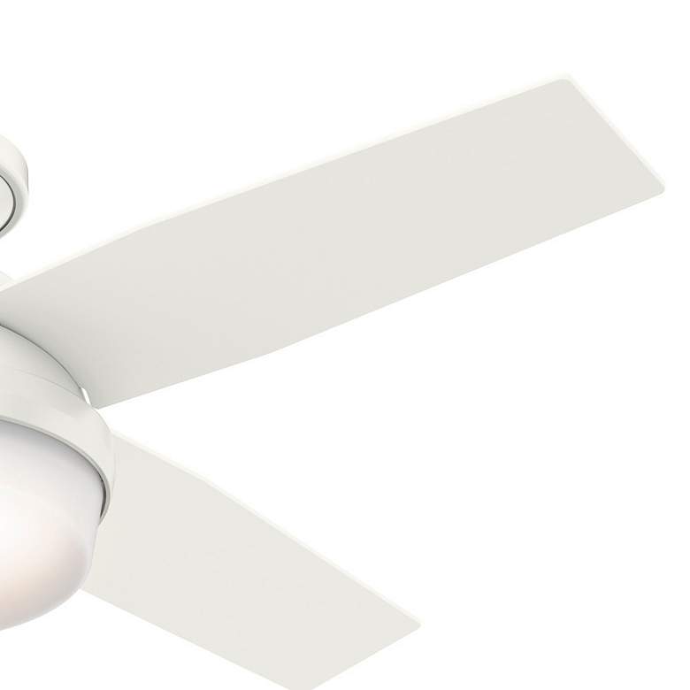 Image 6 44" Hunter Dempsey Indoor LP Fresh White LED Ceiling Fan with Remote more views