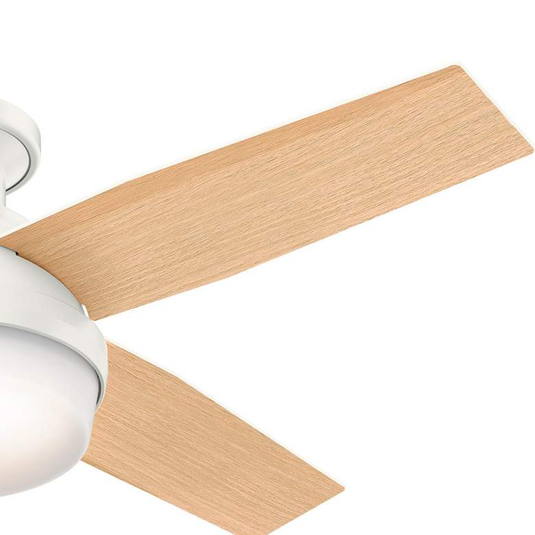 Image 7 44" Hunter Dempsey Indoor LP Fresh White LED Ceiling Fan with Remote more views