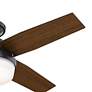 4_44" Hunter Dempsey Matte Black LED Ceiling Fan more views