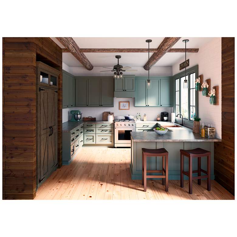 Image 4 44" Hunter Hartland Noble Bronze Gray Oak LED Ceiling Fan more views