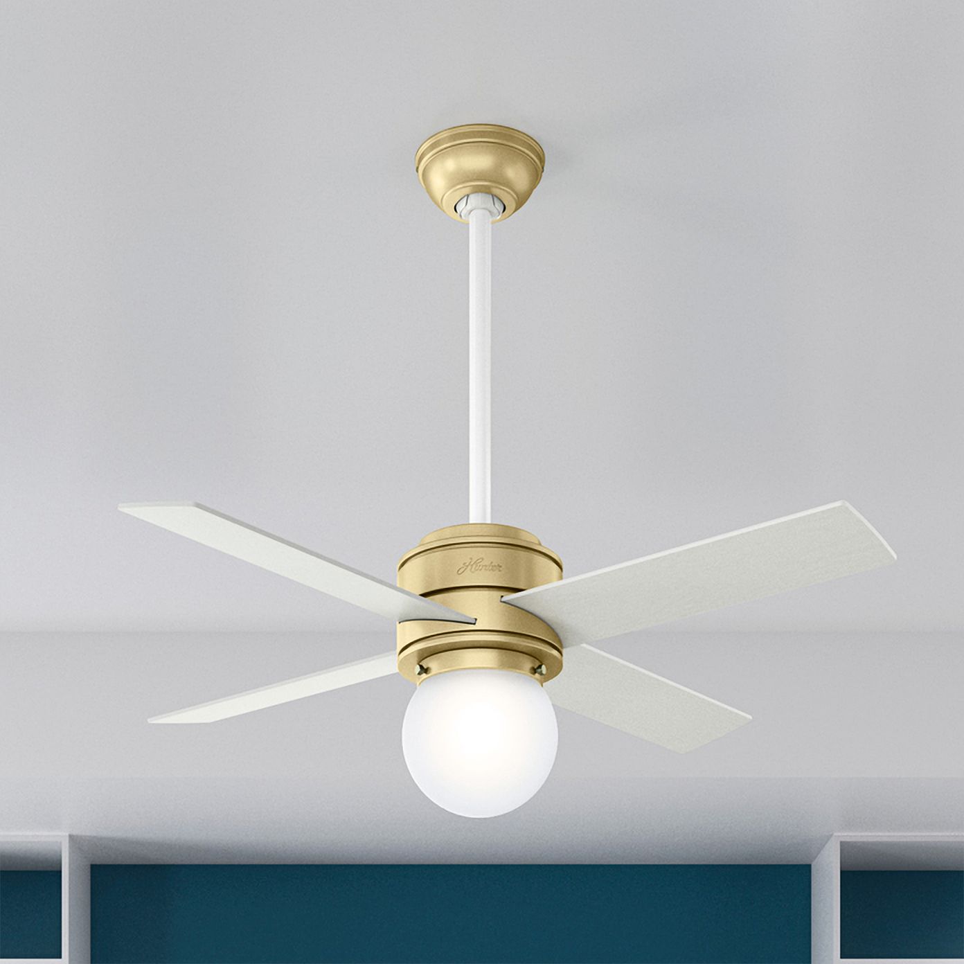 hunter hepburn fan 44 brass