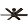 44" Hunter Kennicott Bronze Damp Rated Ceiling Fan with Wall Control