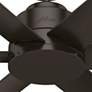 44" Hunter Kennicott Bronze Damp Rated Ceiling Fan with Wall Control