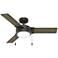 44" Hunter Mesquite Noble Bronze LED Pull Chain Ceiling Fan