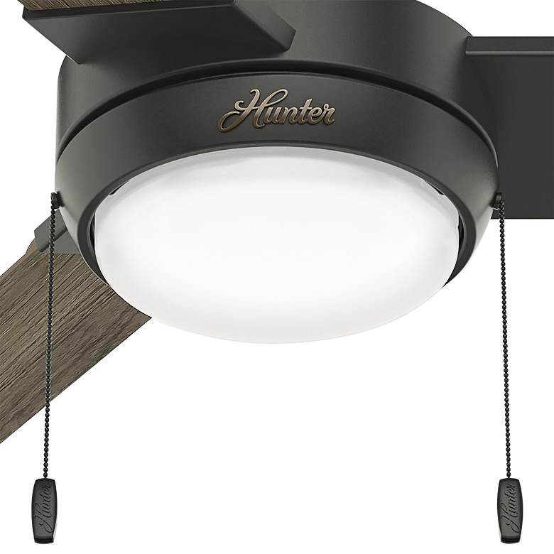 44&quot; Hunter Mesquite Noble Bronze LED Pull Chain Ceiling Fan more views