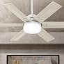 44" Hunter Pacer Fresh White LED Ceiling Fan with Remote