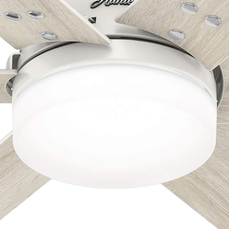Image 5 44" Hunter Pacer Fresh White LED Ceiling Fan with Remote more views