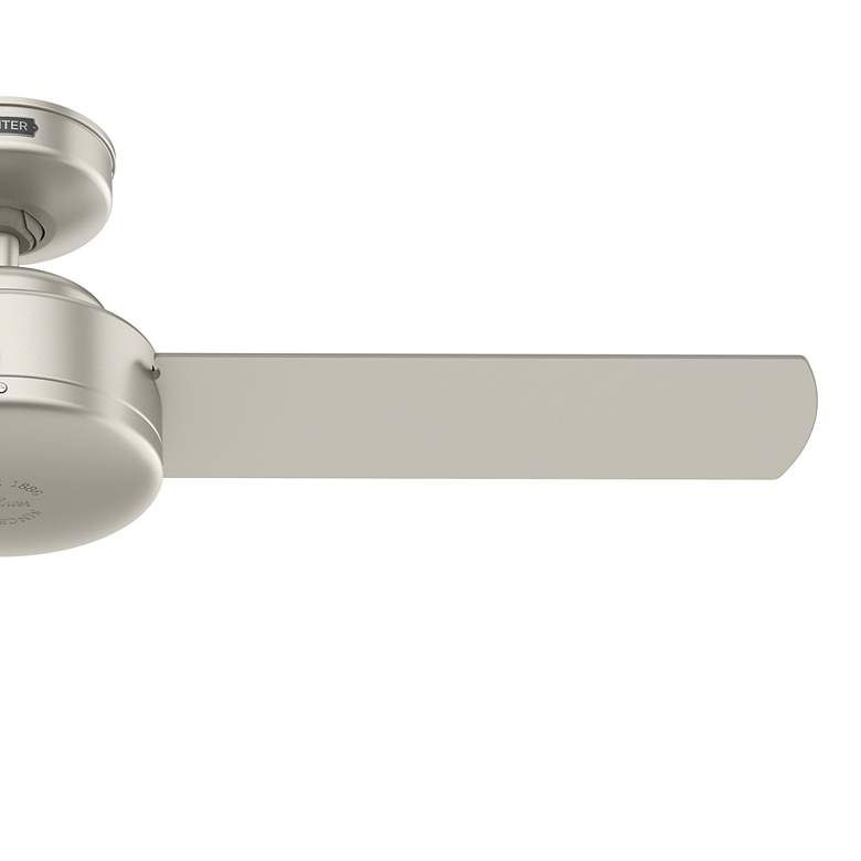 Image 3 44" Hunter Presto Matte Nickel 3-Blade Ceiling Fan with Wall Control more views