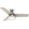 44" Hunter Sentinel LED 3-Blade Brushed Nickel Ceiling Fan with Remote