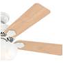 3_44" Hunter Swanson Fresh White Ceiling Fan with LED Light Kit more views