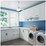 7_44" Hunter Swanson Fresh White Ceiling Fan with LED Light Kit more views