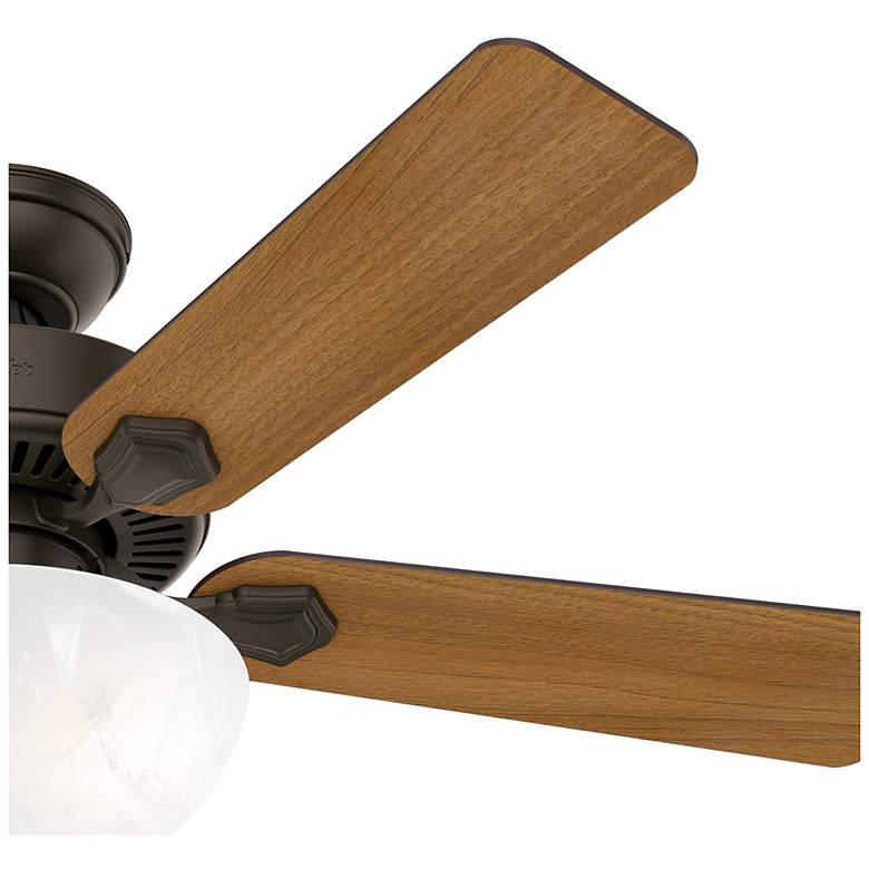 Image 2 44" Hunter Swanson New Bronze Ceiling Fan with LED Light Kit more views