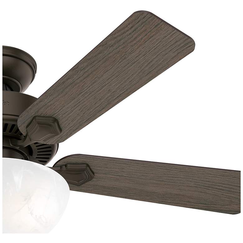 Image 3 44" Hunter Swanson New Bronze Ceiling Fan with LED Light Kit more views