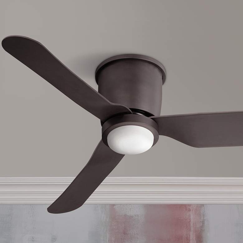 Image 1 44 inch Innovator&#8482;  Rubbed Bronze LED Hugger Ceiling Fan