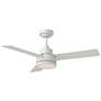44" Jovie Matte White Indoor/Outdoor LED Wall Control Ceiling Fan