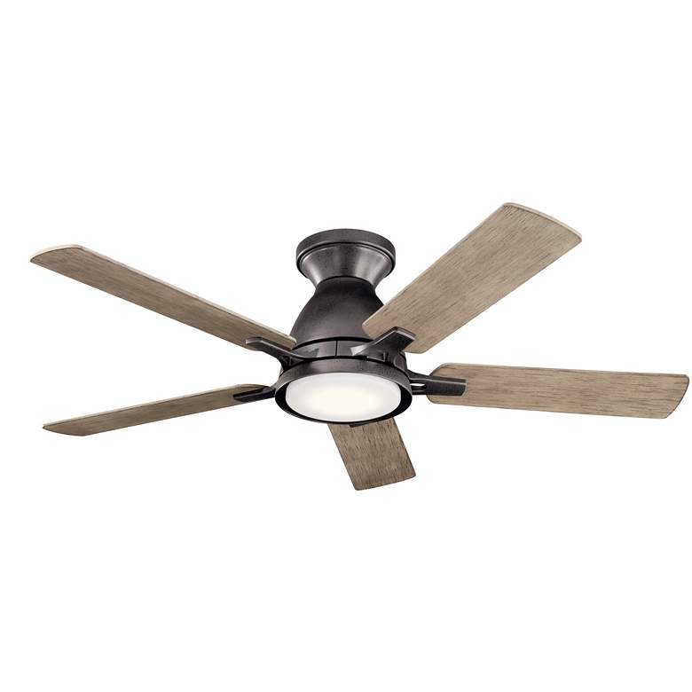 Image 4 44" Kichler Arvada Anvil Iron LED Ceiling Fan with Wall Control more views