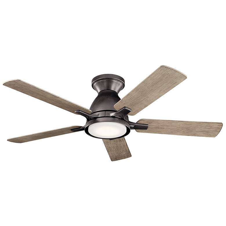Image 5 44" Kichler Arvada Anvil Iron LED Ceiling Fan with Wall Control more views