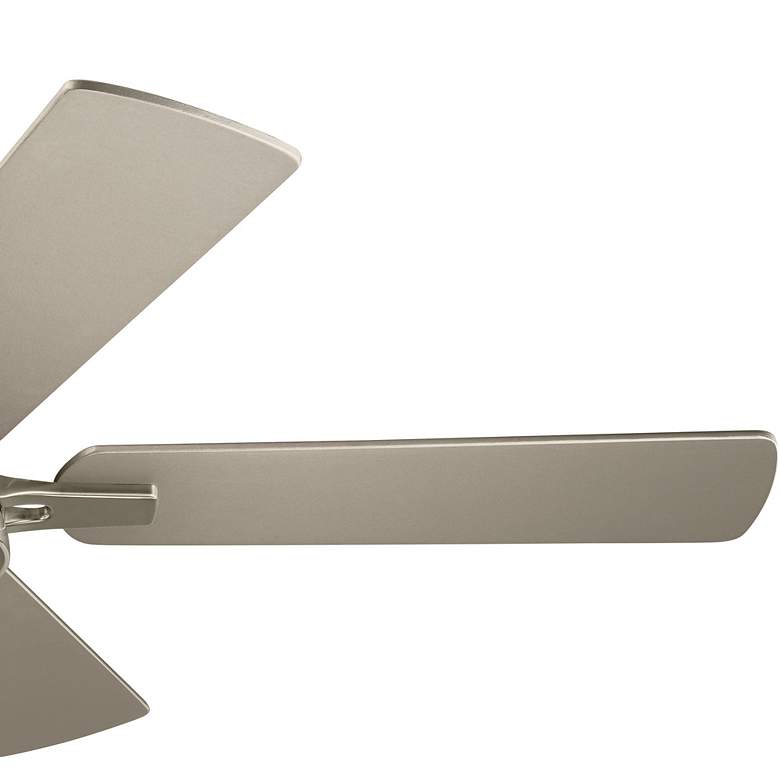 Image 4 44" Kichler Arvada Stainless Steel LED Ceiling Fan with Wall Control more views