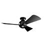 2_44" Kichler Sola Satin Black LED Ceiling Fan more views