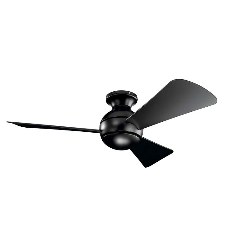 Image 7 44" Kichler Sola Satin Black LED Ceiling Fan more views